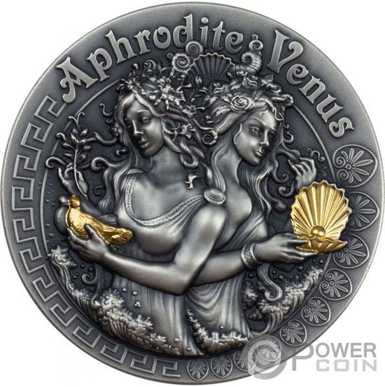Монета «Афродита И Венера» («Aphrodite and Venus») Ниуэ 2020