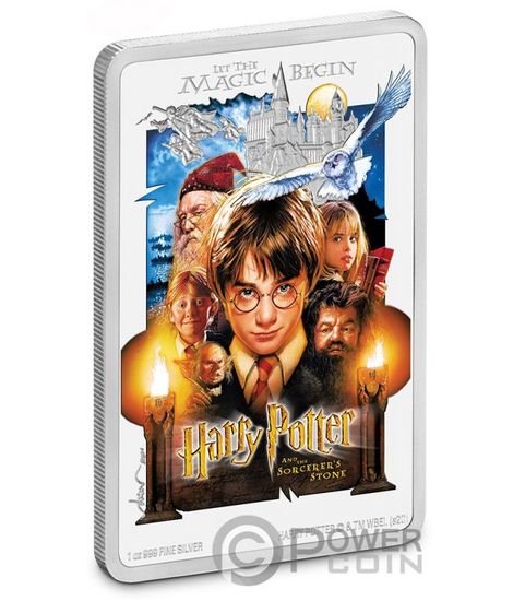 Монета «Гарри Потер и Философский камень» («HARRY POTTER and the SORCERERS STONE») Ниуэ 2020
