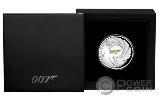 Монета «Джеймс Бонд. Агент 007» Тувалу 2020