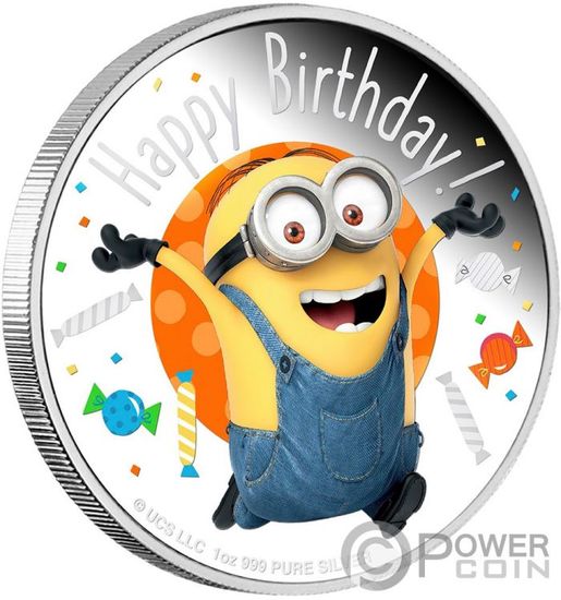 Монета «С днем рождения» («HAPPY BIRTHDAY») Ниуэ 2020