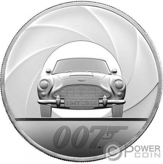 Монеты «Джеймс Бонд. Агент 007» («JAMES BOND 007 Agent») Великобритания 2020