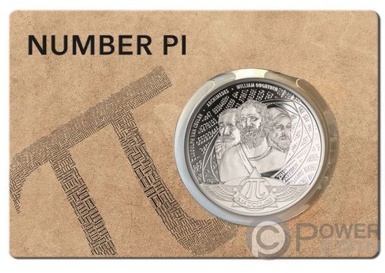 Монета «Число ПИ» («NUMBER PI») Соломоновы Острова 2020