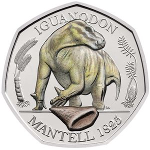 Монеты «Коллекция Динозаурии» («Dinosauria Collection») Великобритания 2020