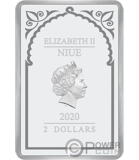 Монета «Архангел Гавриил» («ARCHANGEL GABRIEL») Ниуэ 2020