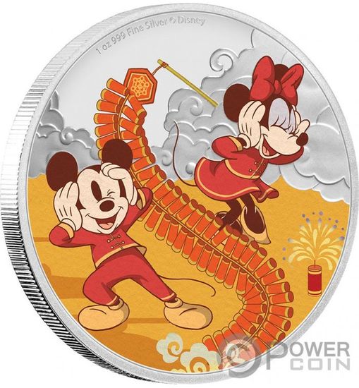 Монеты "Минни и Микки" Ниуэ 2020