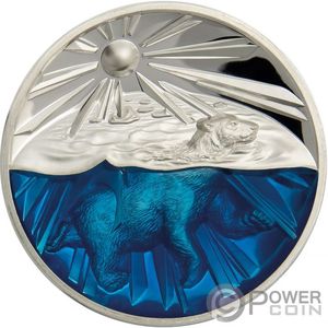 Монета «Полярный медведь» («POLAR BEAR») Камерун 2020