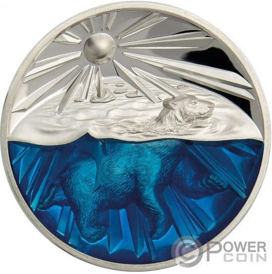 Монета «Полярный медведь» («POLAR BEAR») Камерун 2020