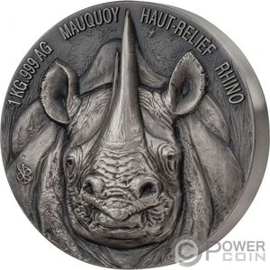 Монета «Носорог» («RHINO») Кот-д’Ивуар 2020