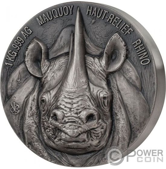 Монета «Носорог» («RHINO») Кот-д’Ивуар 2020
