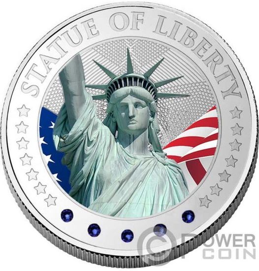 Монета «Статуя Свободы» («STATUE OF LIBERTY») Камерун 2020