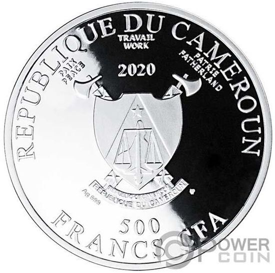Монета «Ты и я» («YOU AND ME») Камерун 2020