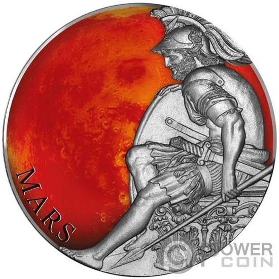 Монеты «Марс» и «Уран» Камерун 2020