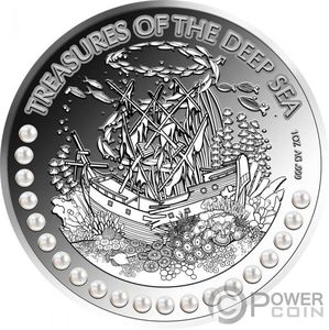 Набор монет «Сокровища глубокого моря» («TREASURES OF THE DEEP SEA») Гана 2020