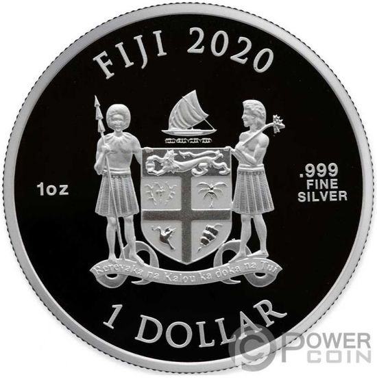 Монета «Черная Вдова» «BLACK WIDOW» Фиджи 2020