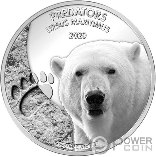 Монеты серии «Хищники» («Predators») Конго 2020