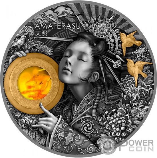 Монета «Аматерасу» («AMATERASU») Ниуэ 2021