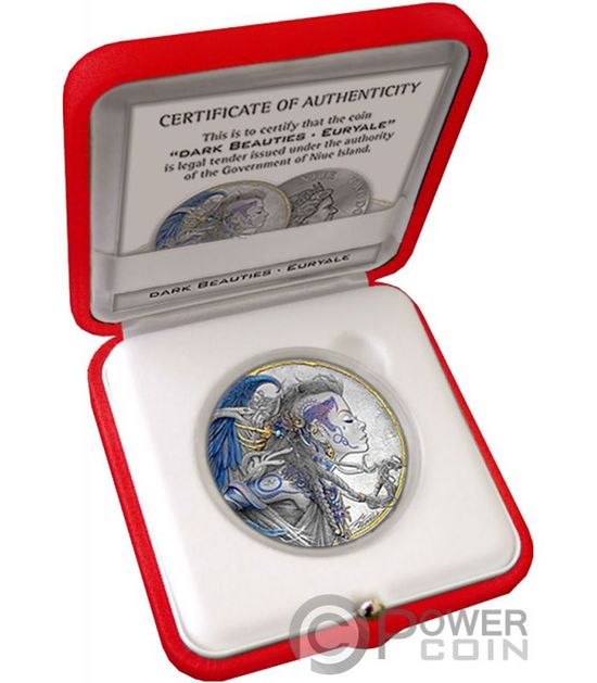 Монета «Эвриала» («EURYALE») Ниуэ 2021