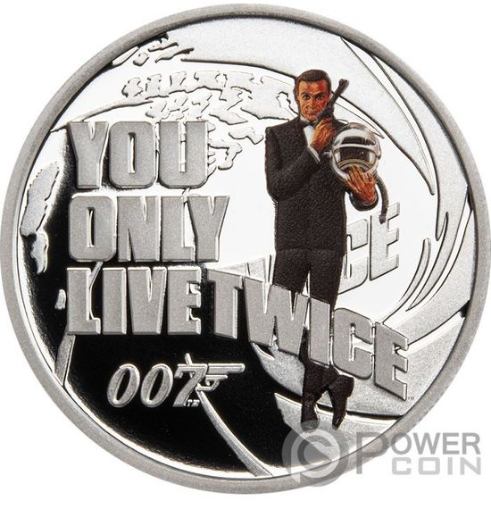 Серия монет «Джеймс Бонд Официальная коллекция» («James Bond Official 25-Coin Collection») Великобритания 2021