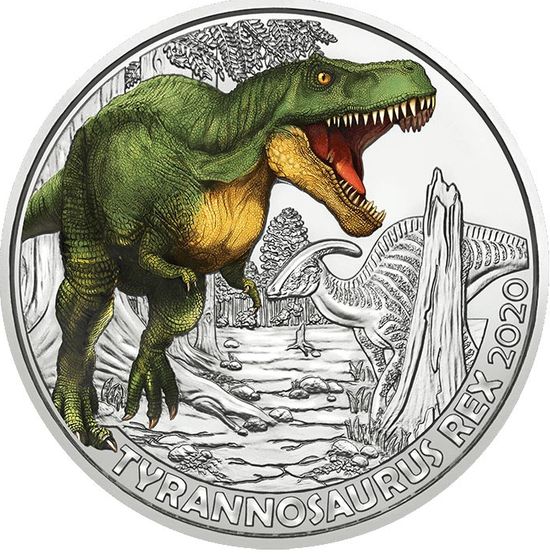 Монета «Тираннозавр Рекс»  Австрия 2020