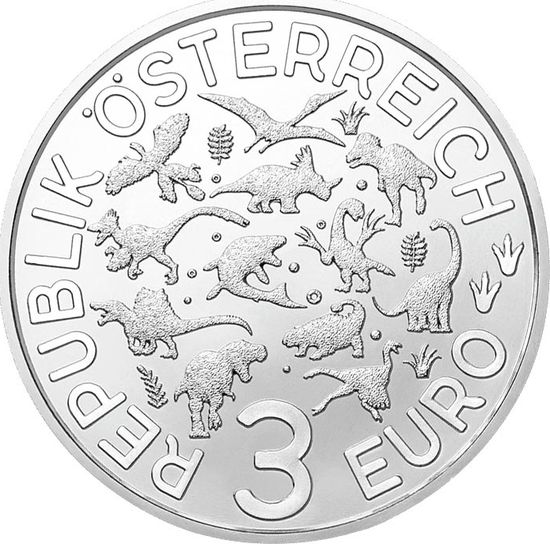 Монета «Тираннозавр Рекс»  Австрия 2020
