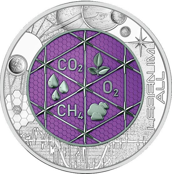 Монета «Внеземная жизнь»  Австрия 2022