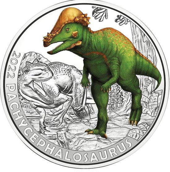 Монеты серии "Динозавры" Австрия 2022