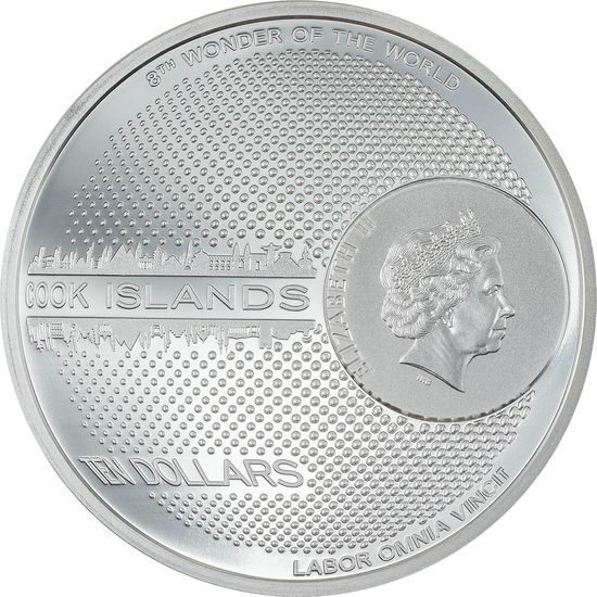 Монета «Церковь Святого Георгия» Острова Кука 2022