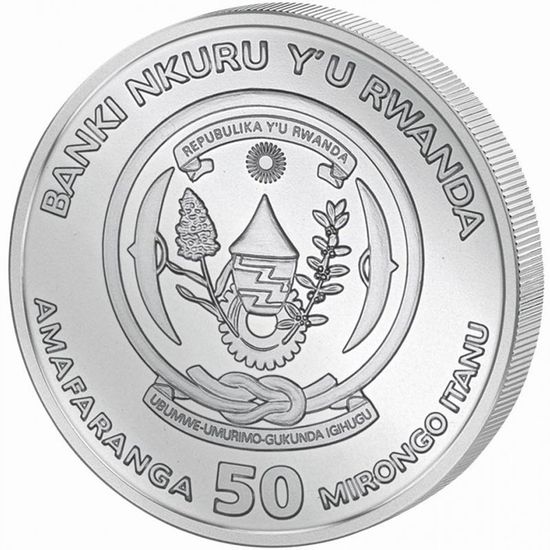 Монета «Год Кролика. Лунар» Руанда 2023