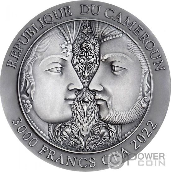 Монета «Камасутра»  Республика Камерун 2022
