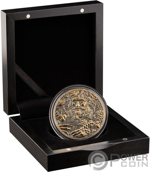 Монета "Бахус" Ниуэ 2022