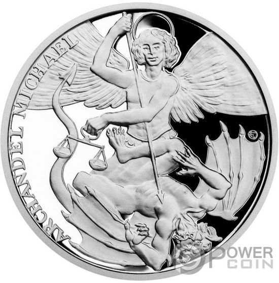 Монеты серии «Архангелы» Ниуэ 2022