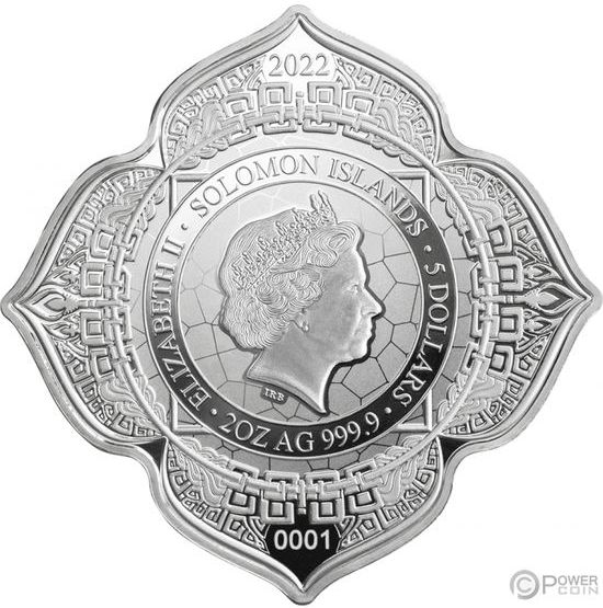 Монеты серии «Семь чакр Фила Льюиса» Соломоновы острова 2022