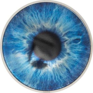 Монета «Цвет глаза – морской синий» Палау 2022