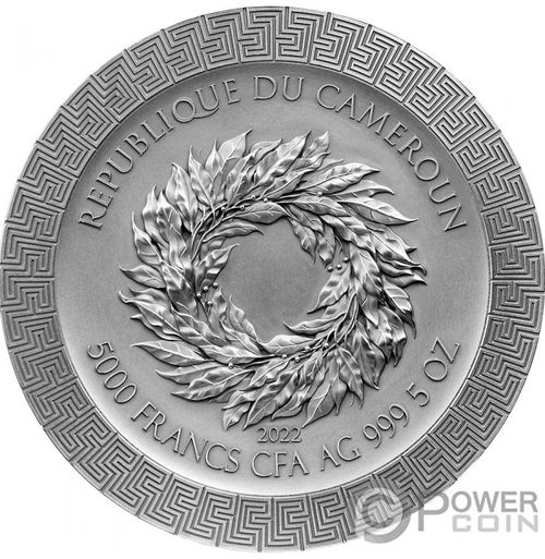 Монета «Аполлон и музы» Республика Камерун 2022