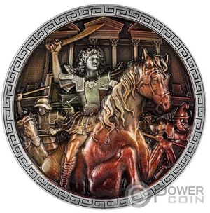 Монета «Александр Великий» Республика Чад 2022
