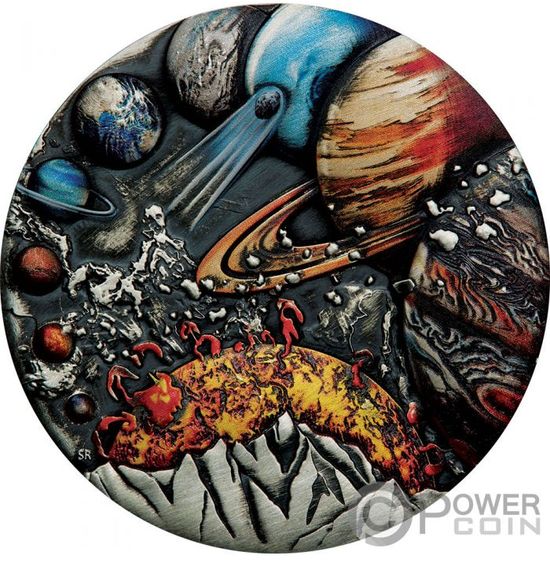 Монета «Планеты Солнечной системы» Тувалу 2022