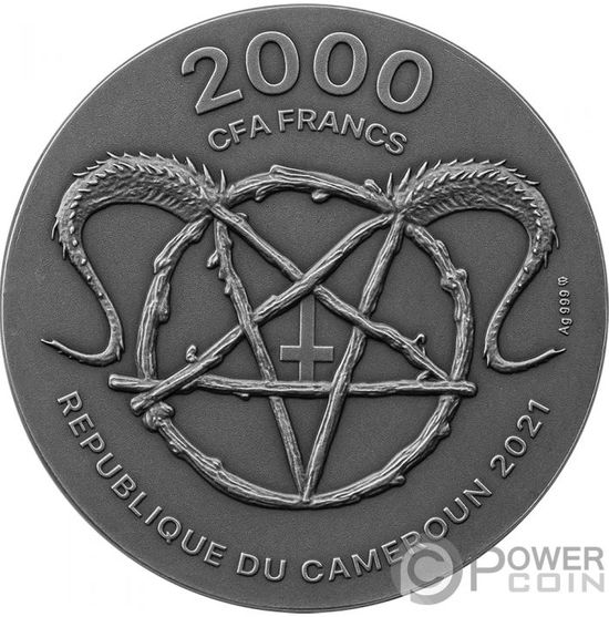 Монеты серии «Дьяволы и демоны» Республика Камерун 2021-2022