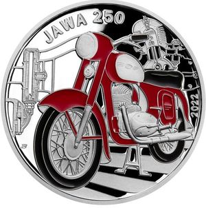 Монеты серии «Известные средства передвижения» Чехия 2021-2023