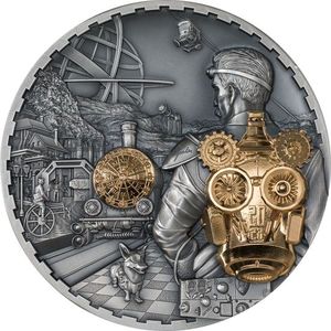 Монета «Реактивный ранец» Острова Кука 2023