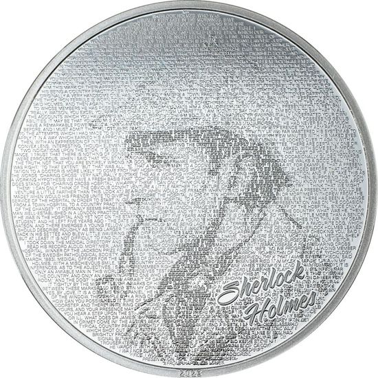 Монета «Шерлок Холмс» Острова Кука 2022
