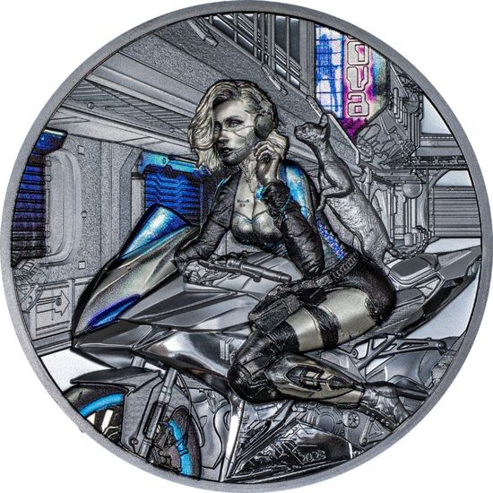 Монета «Кибер-королева. Начало» 2023