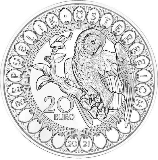 Монеты серии «Глаза мира» Австрия 2021-2022
