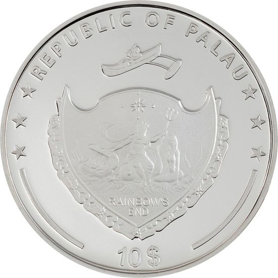 Монета «Лотос» Палау 2022