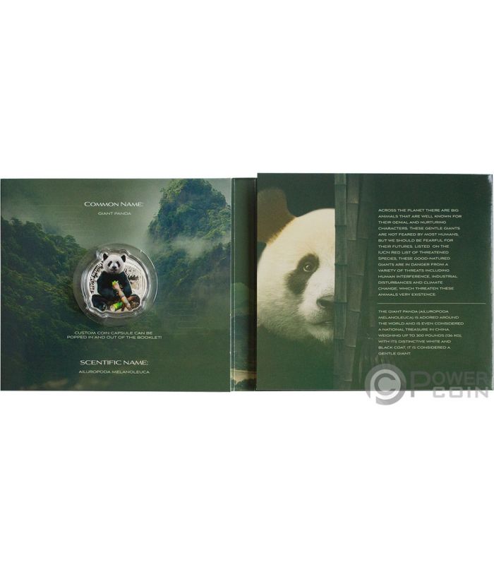 Монета «Гигантская панда» («GIANT PANDA») Соломоновы острова 2022