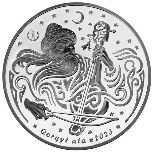 Монета «Коркыт ата» («QORQYT ATA») Казахстан 2023