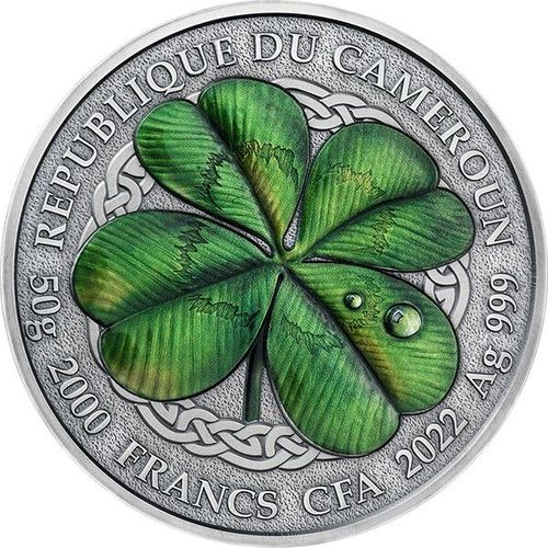 Монетный двор MINT XXI от имени Республики Камерун продолжил в 2023 году новую серию «Счастливая монета» («Lucky Coin») выпуском «Оседлайте свою удачу» («Ride Your Luck»).
