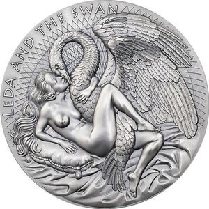Монета «Леда и лебедь» («Leda and the Swan») Камерун 2023