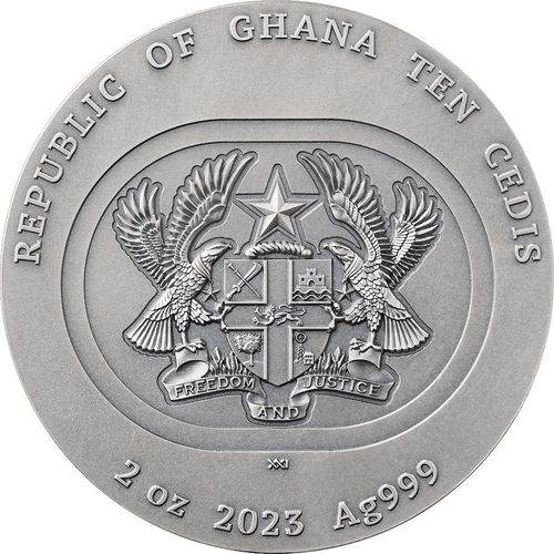 Монеты «Природные архитекторы» («Nature Architects») Гана 2023