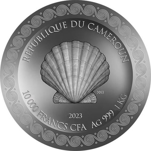 Монеты 1 кг «Небесная красота» («Celestial Beauty») Камерун 2023